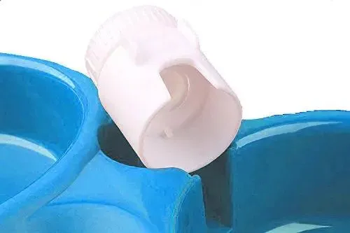 2 In 1 Anti Slip Food Bowl With Water Bowl For Dog / Cat / Puppy / Kitten and Other Pets (Blue)