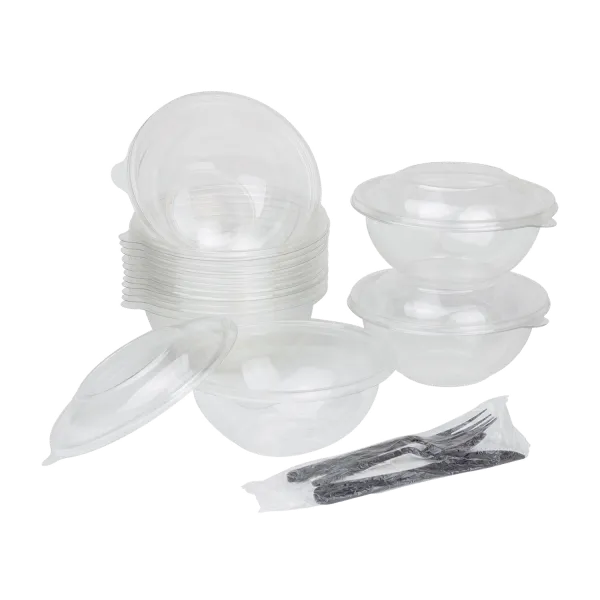 [300 ct] 24 oz Disposable Salad Bowl Lids | 165 mm | PET
