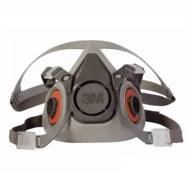 3M Half Facepiece Reusable Respirator 6000 Series, Mask Only **Filters and Cartridges sold Seperately**