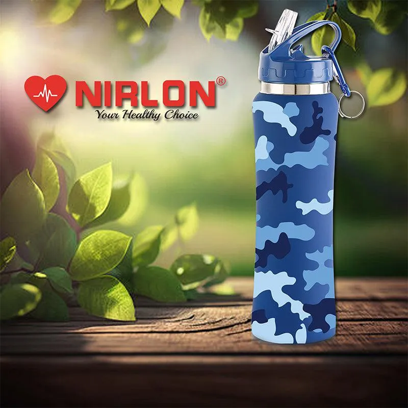 Army Blue Sipper Water Bottle - 750 ML