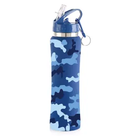 Army Blue Sipper Water Bottle - 750 ML