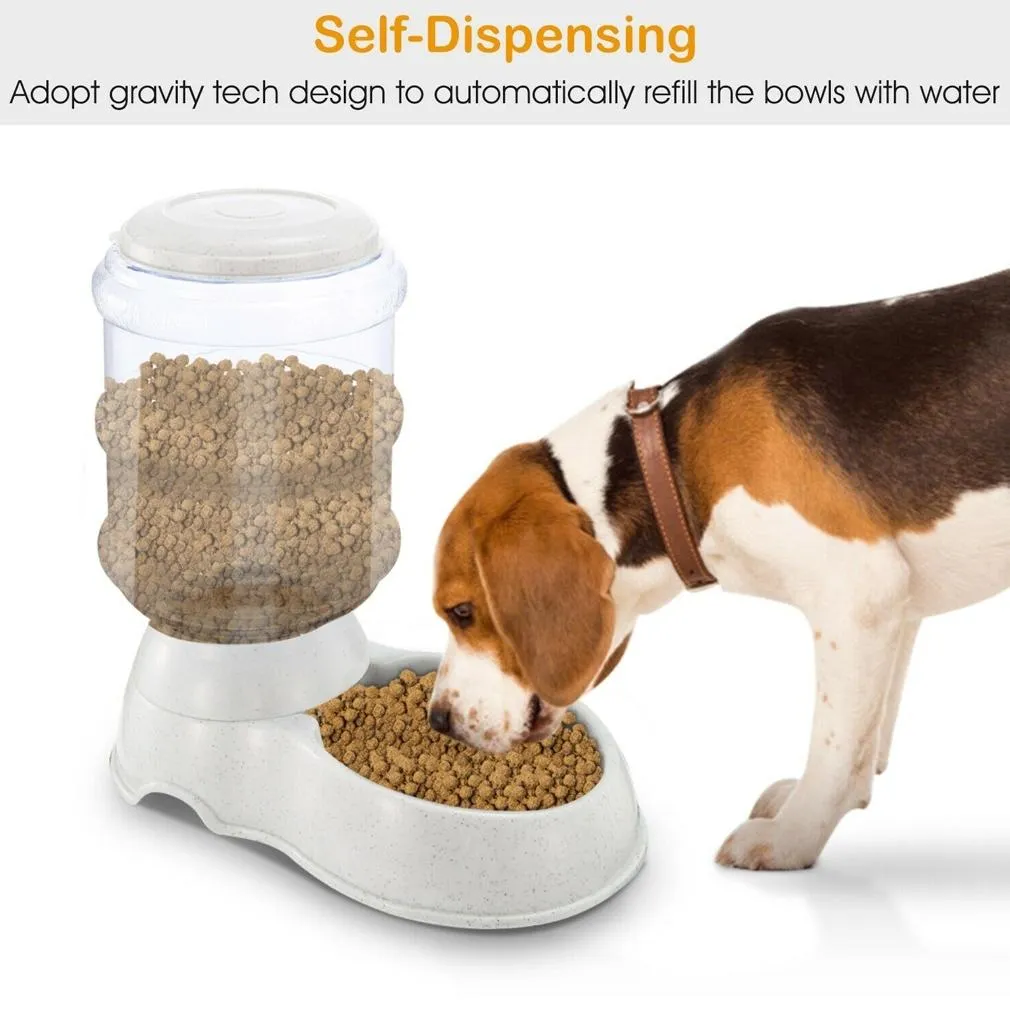 Automatic Pet Feeder Self-Dispensing Gravity Pets Food Dispenser