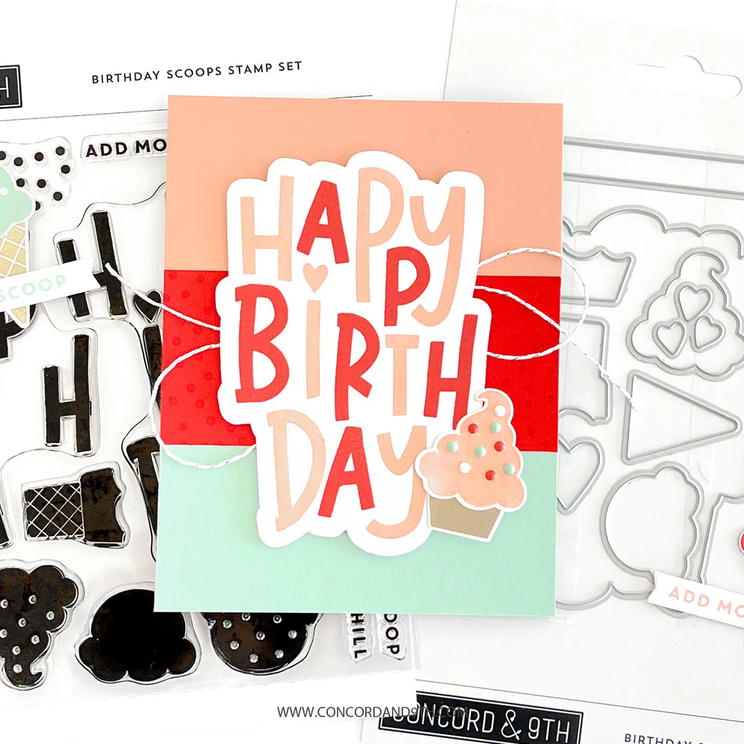 Birthday Scoops Stamp Set