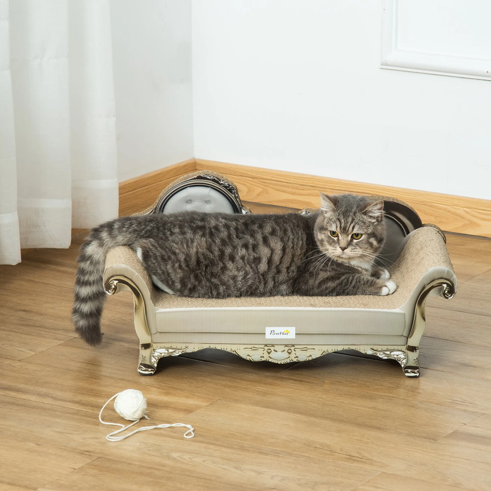 Cat Furniture, with Scratching Pad & Catnip - Brown