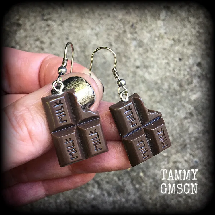 Chocolate earrings