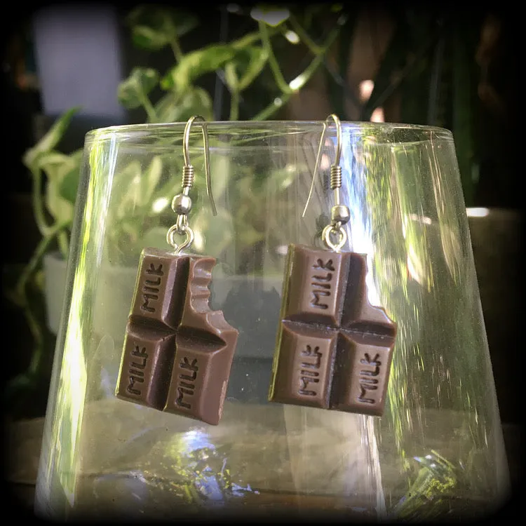 Chocolate earrings