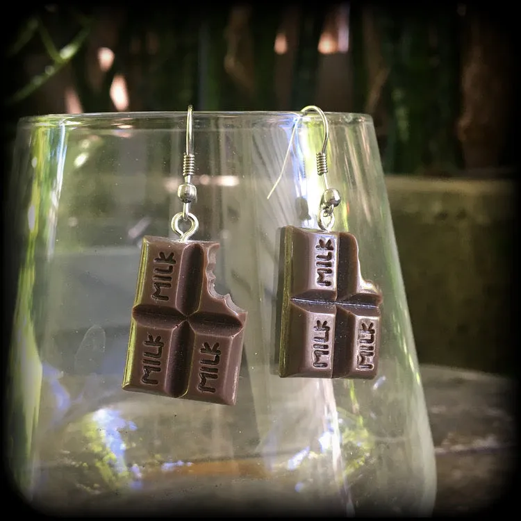 Chocolate earrings