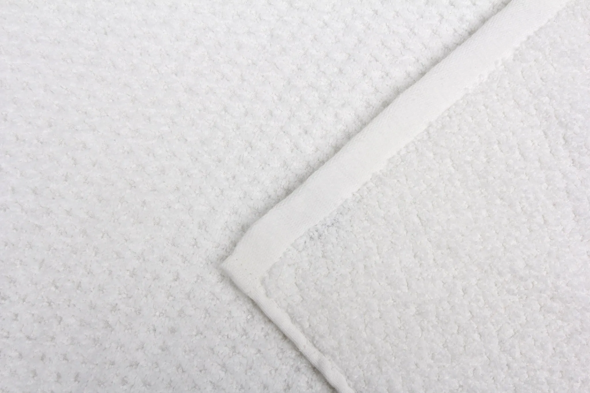 Diamond Jacquard Towels, Bath Towel - 1 Piece, White
