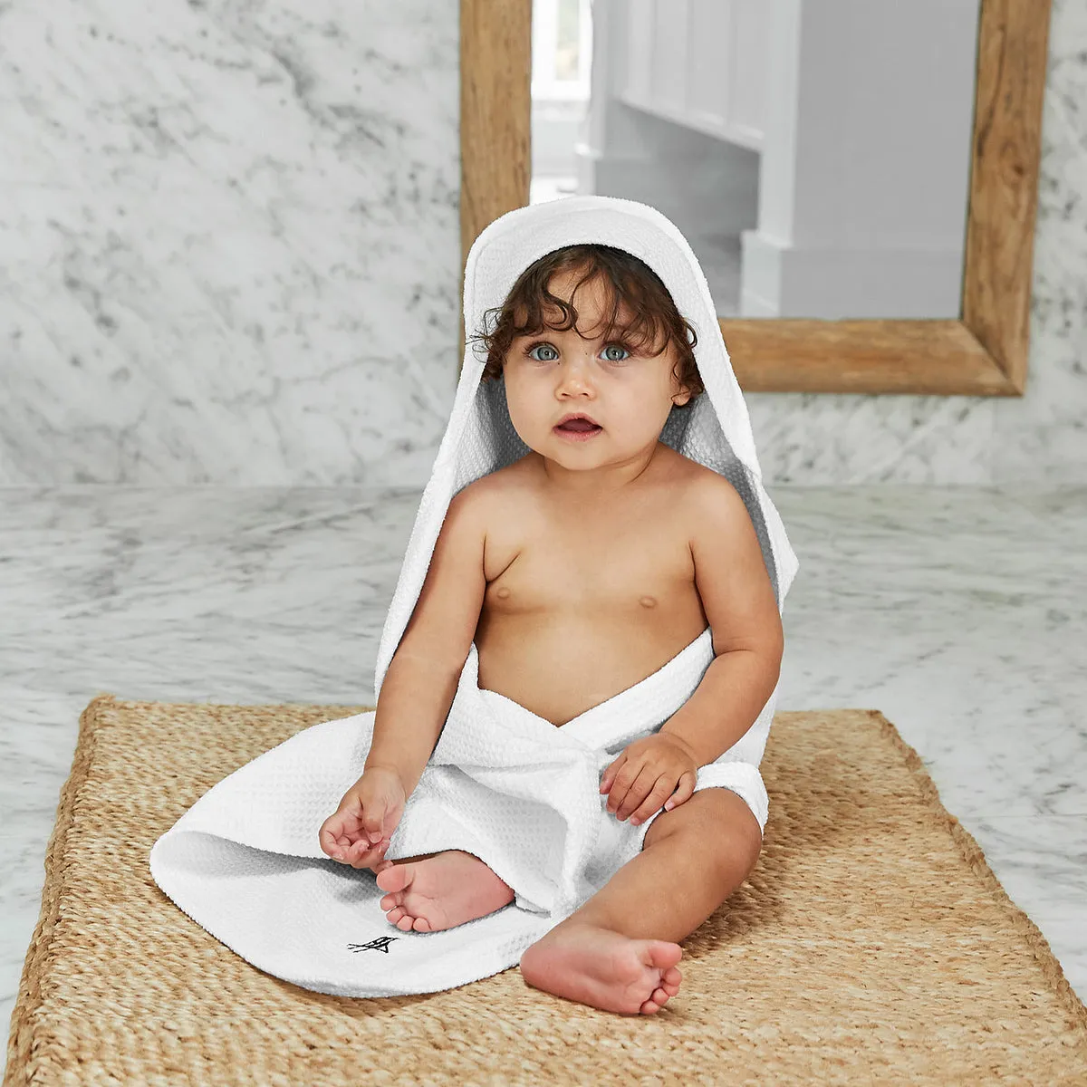 Dock & Bay Baby Hooded Towels - Wishful White - Outlet