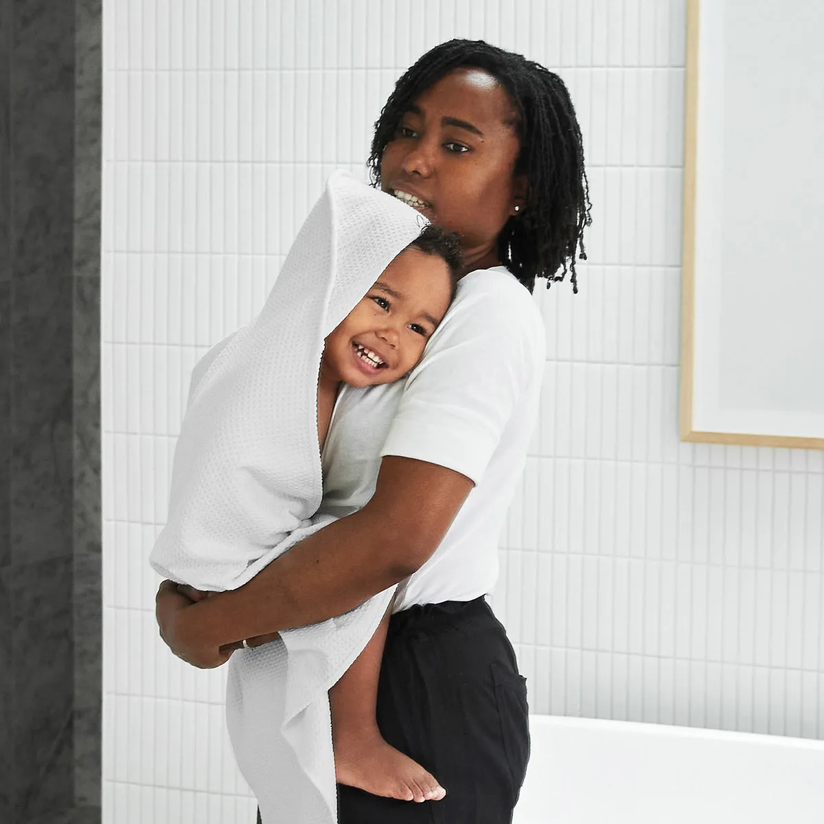 Dock & Bay Baby Hooded Towels - Wishful White - Outlet