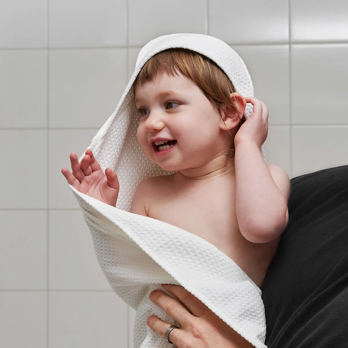 Dock & Bay Baby Hooded Towels - Wishful White - Outlet