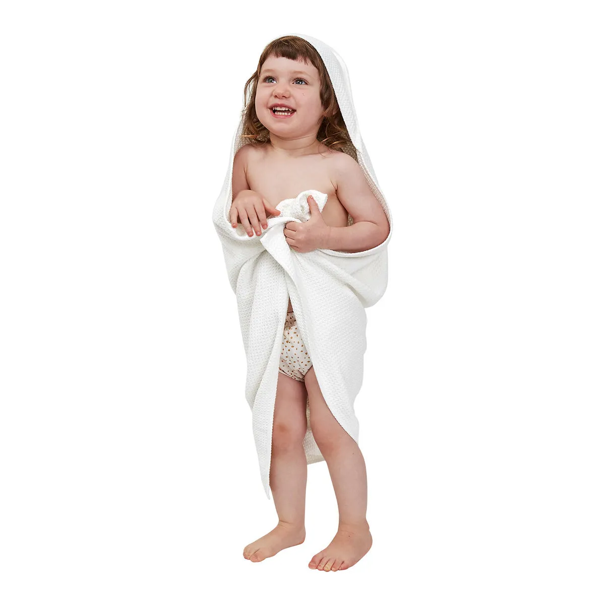 Dock & Bay Baby Hooded Towels - Wishful White - Outlet