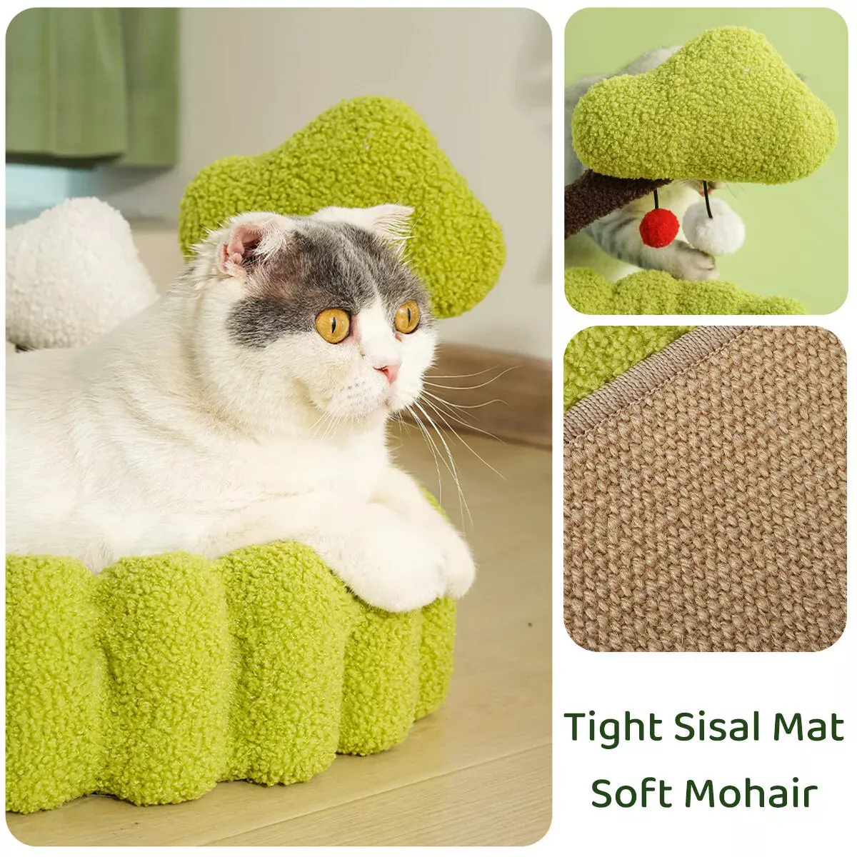 Durable Cat Scratching Bowl Mat Scratch Post Tree Cat Toy for Long-lasting Fun