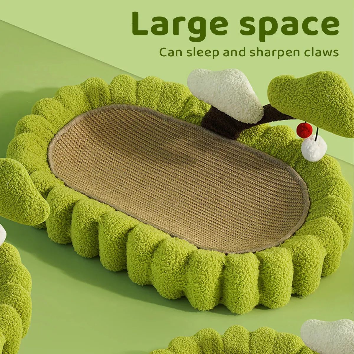 Durable Cat Scratching Bowl Mat Scratch Post Tree Cat Toy for Long-lasting Fun