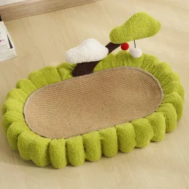 Durable Cat Scratching Bowl Mat Scratch Post Tree Cat Toy for Long-lasting Fun