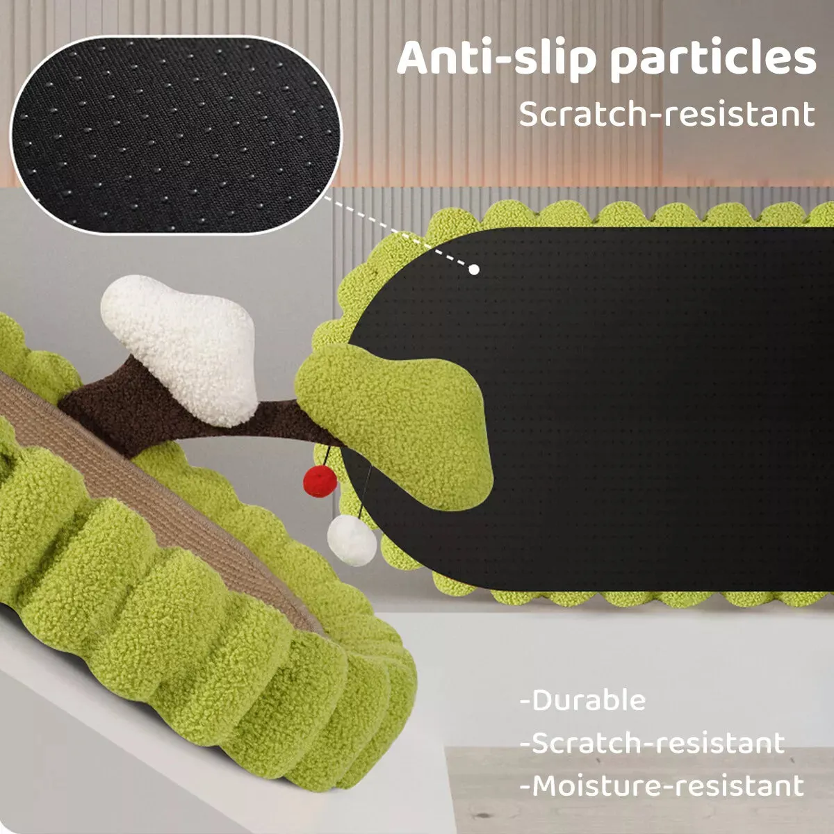 Durable Cat Scratching Bowl Mat Scratch Post Tree Cat Toy for Long-lasting Fun