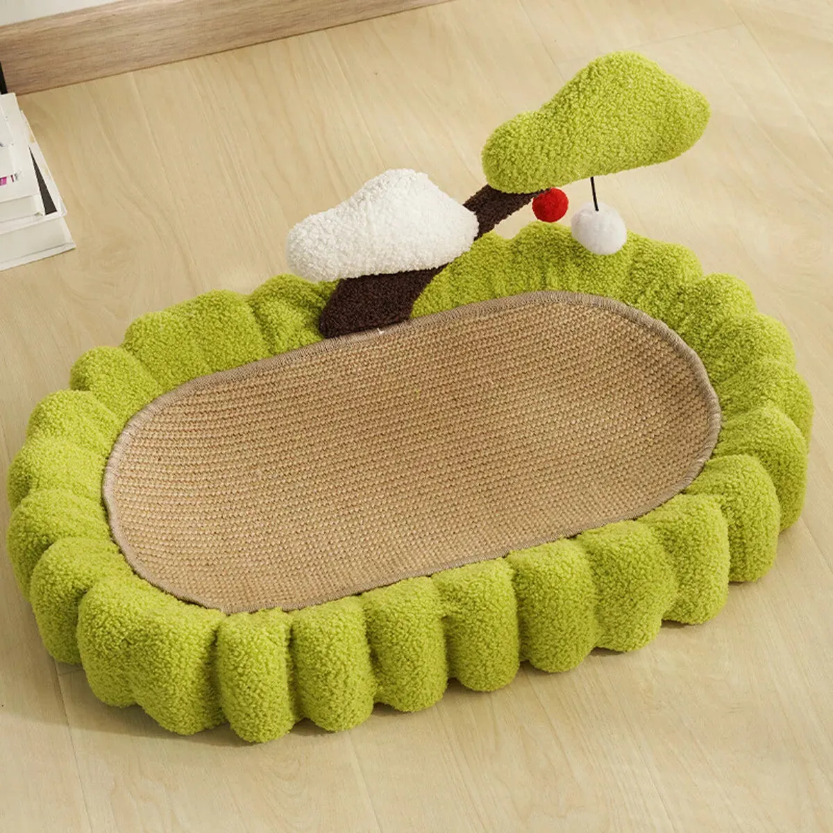 Durable Cat Scratching Bowl Mat Scratch Post Tree Cat Toy for Long-lasting Fun