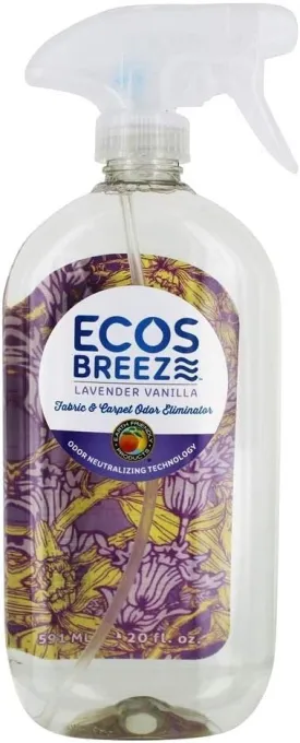 ECOS Lavender Vanilla Fabric Refresher Odor Eliminator Spray, 20 OZ