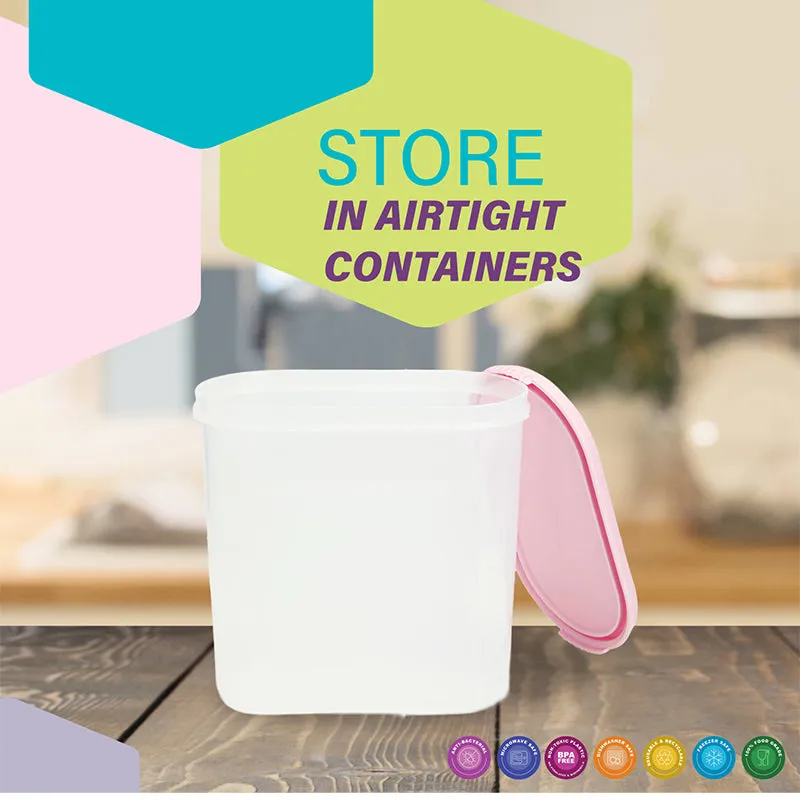 Elmera Storage Conatiner (Pink) - Set Of Twelve