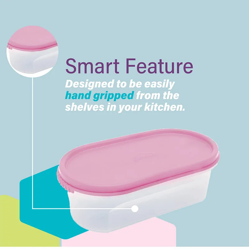 Elmera Storage Conatiner (Pink) - Set Of Twelve