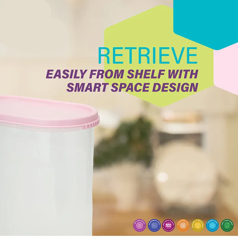 Elmera Storage Conatiner (Pink) - Set Of Twelve