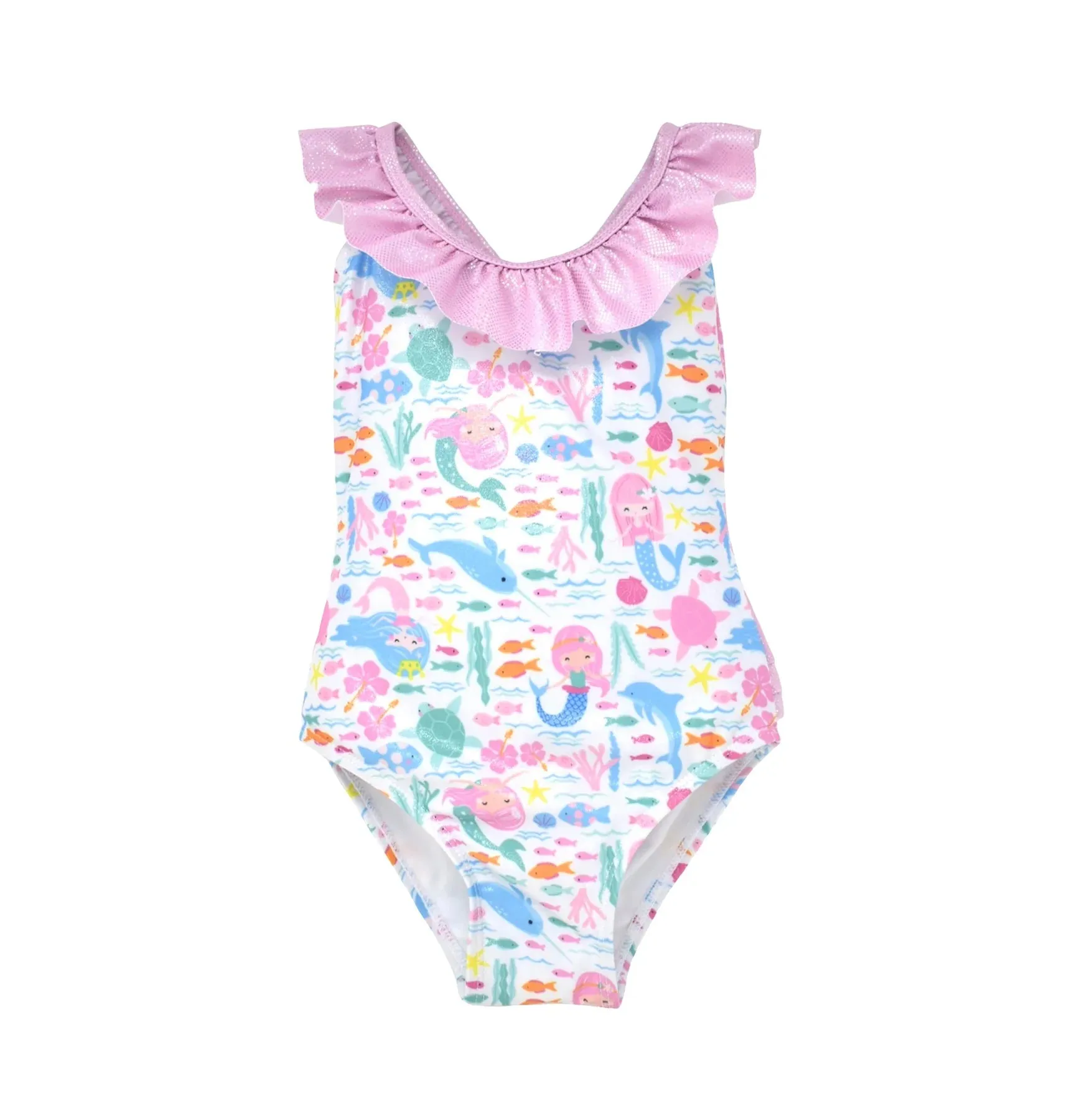Flap Happy- Mindy Crossback Swimsuit (Fantasea, 12m-2T)