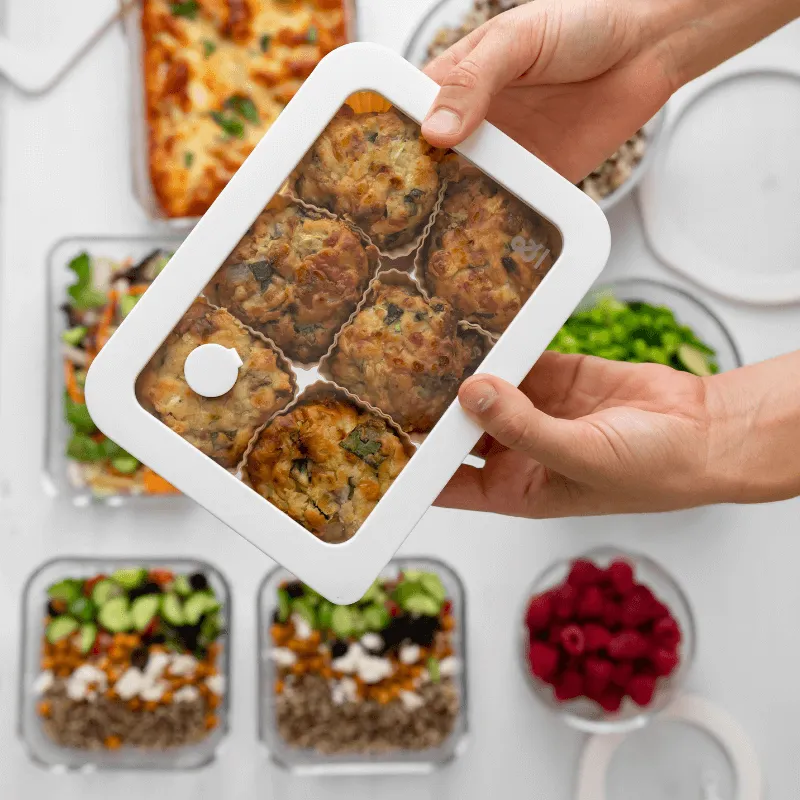 Glass Food Containers | Rectangle 2pk