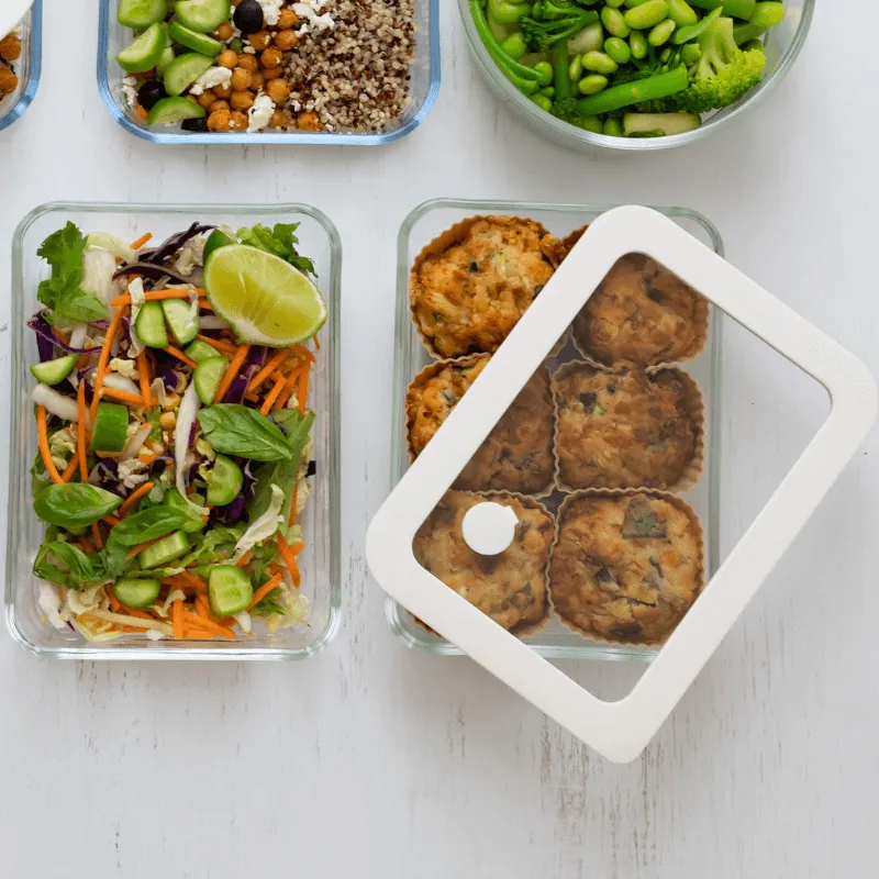 Glass Food Containers | Rectangle 2pk