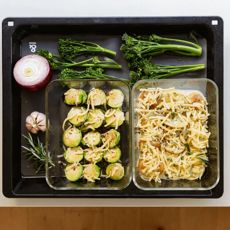 Glass Food Containers | Rectangle 2pk