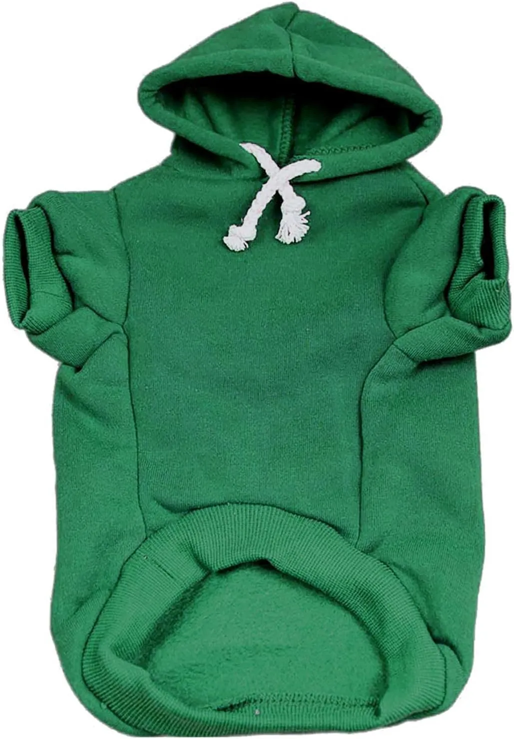 Happy Birthday Pullover Fleece Lined Dog Hoodie Assorted Colors (Green, Small 957)