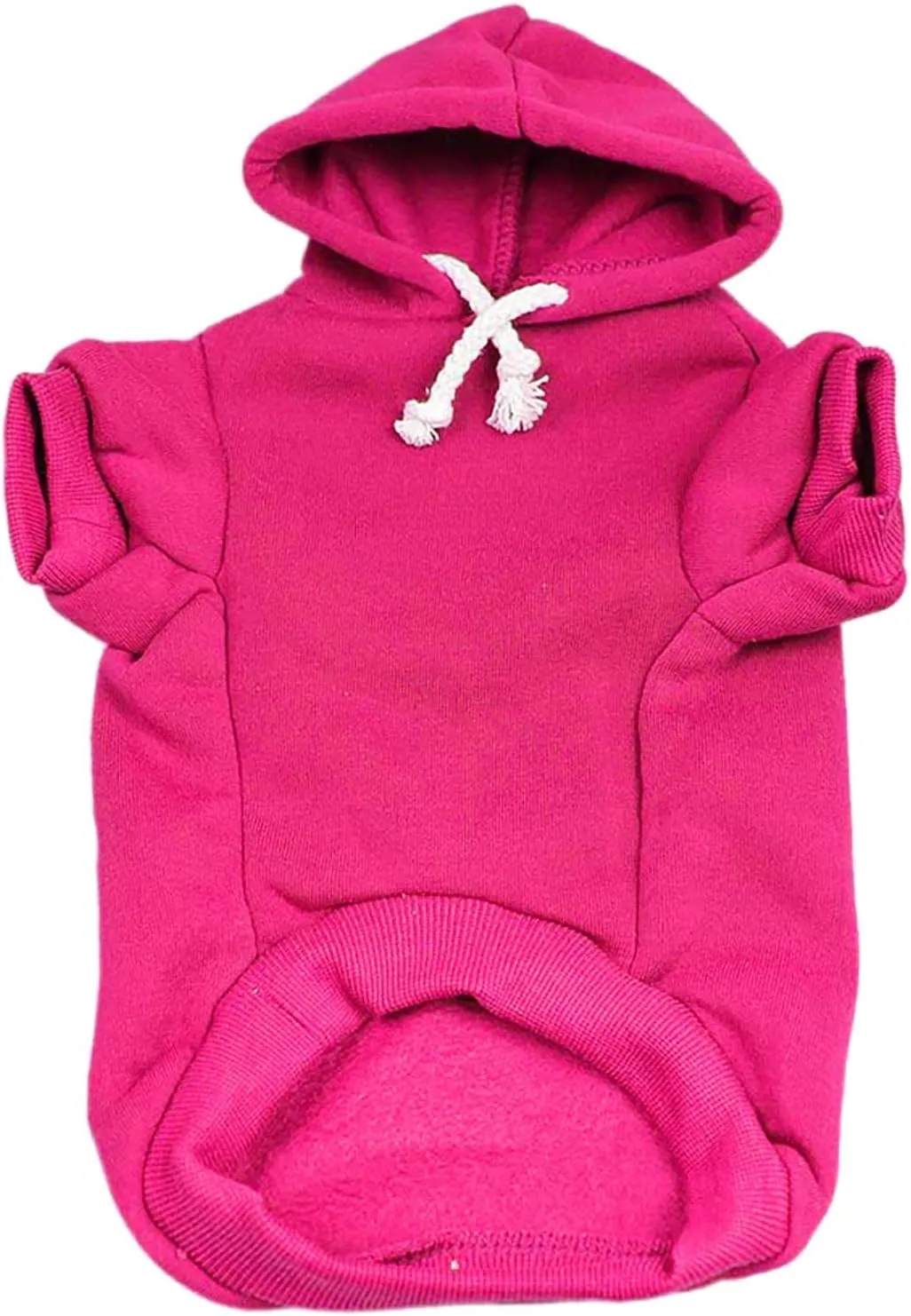 Happy Birthday Pullover Fleece Lined Dog Hoodie Assorted Colors (Hot Pink, Medium 957)