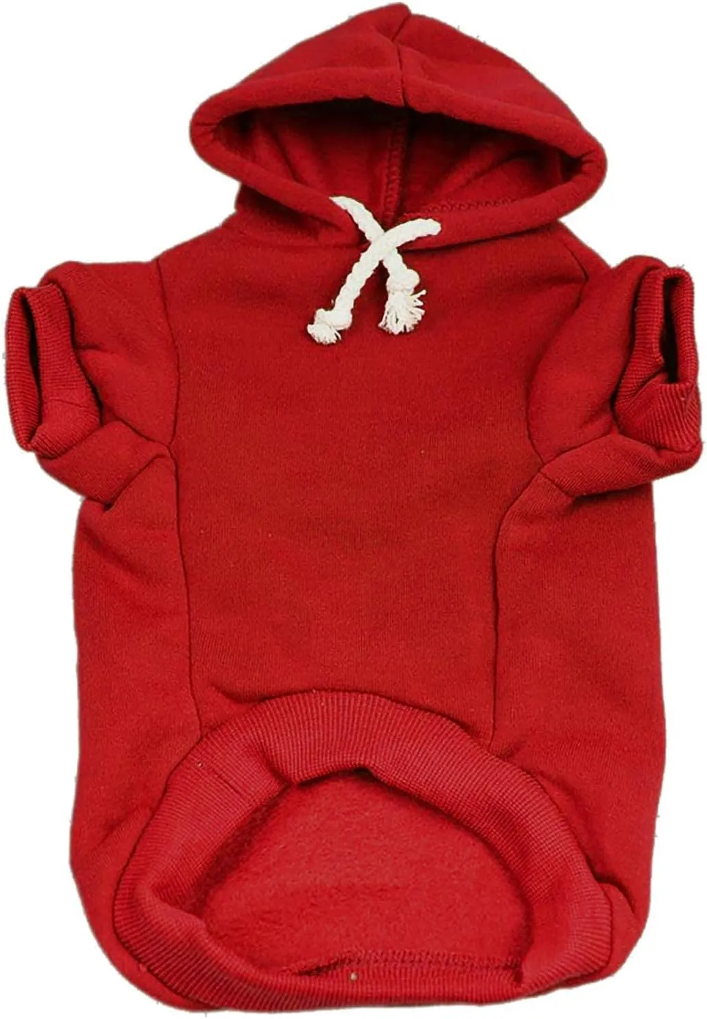 Happy Birthday Pullover Fleece Lined Dog Hoodie Assorted Colors (Red, X-Small 957)