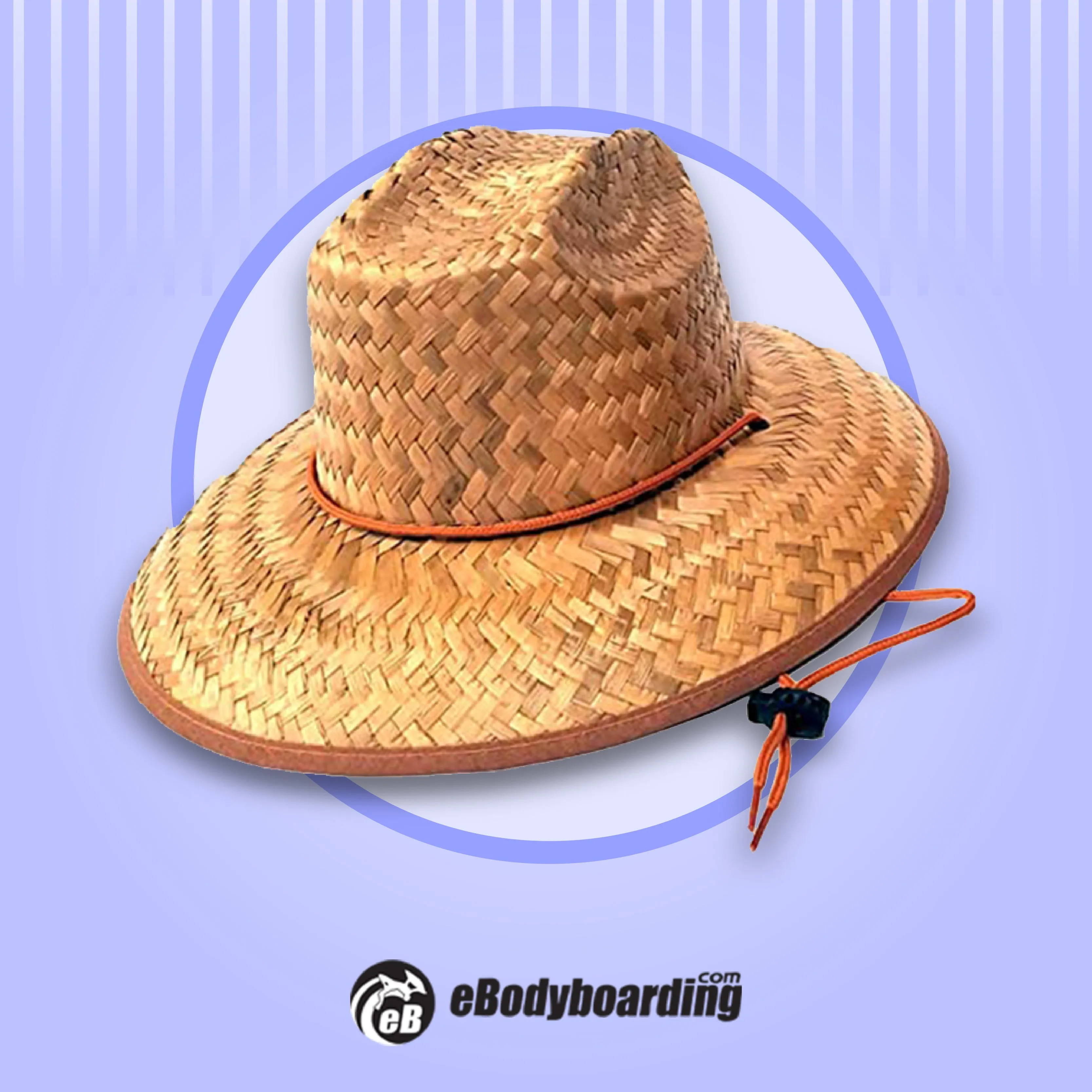 JG Straw Sun Lifeguard Beach Hat