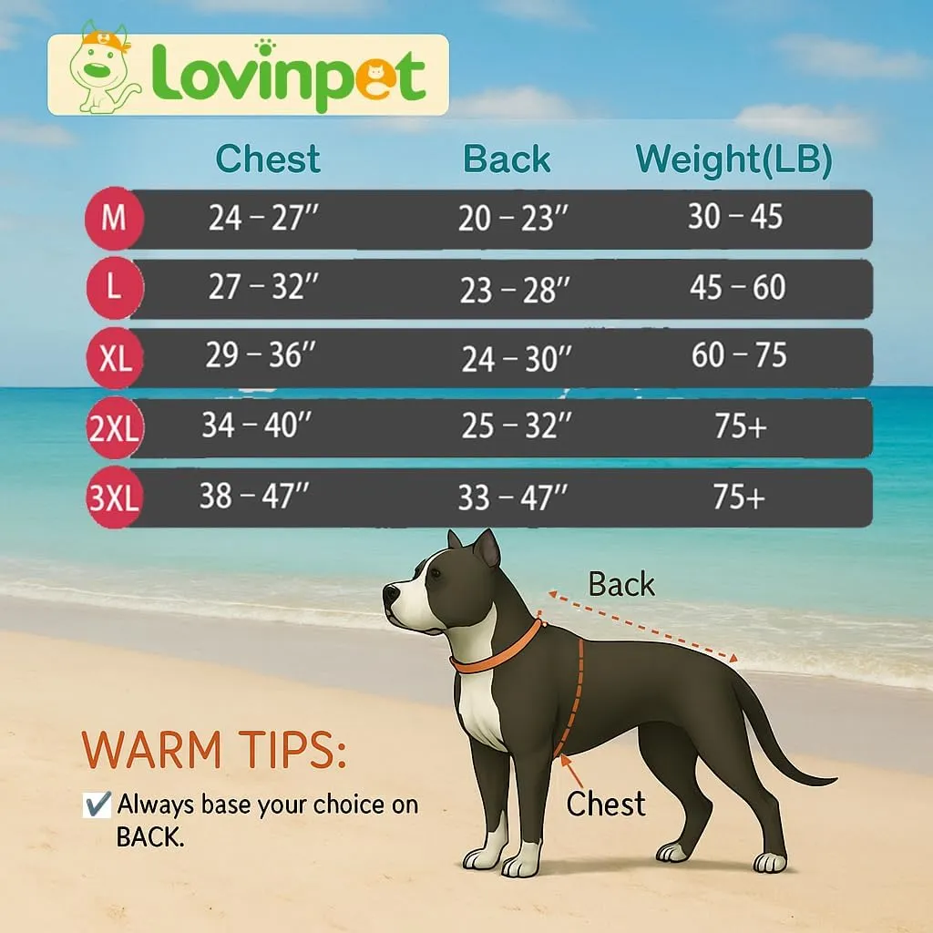 LovinPet Big Dog Wound Care/Surgery Recovery Shirt, Pet Anxiety Shirt, Lightweight Stretchy Knit Fabric, Rubber Ducks with Hats Blue Print Dog Pjs, Weimaraner Pajamas, Pet PJ's/Medium