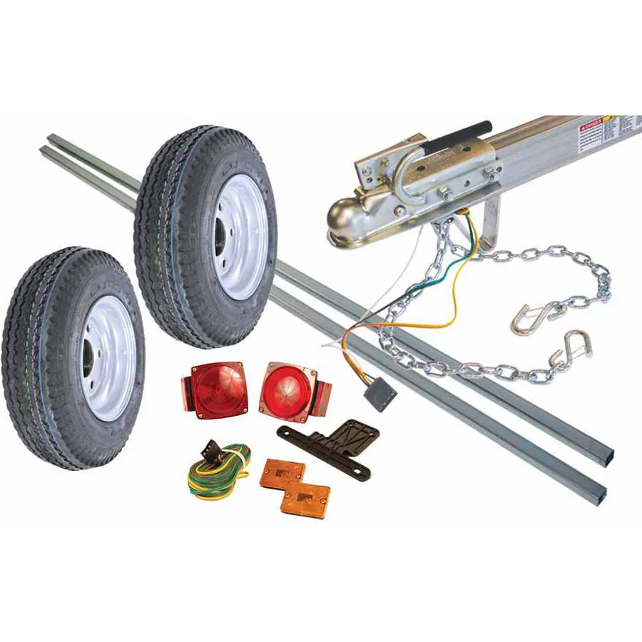 Malone EcoLight 4-Boat Stacker Kayak Trailer Package - MPG586XL
