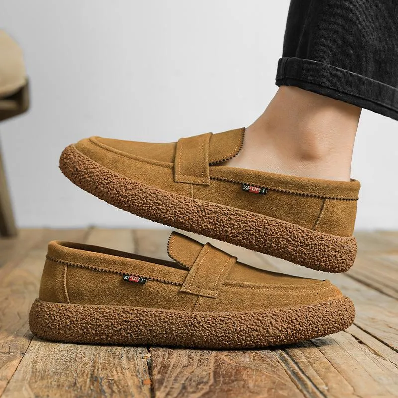 Men's casual suede breathable non-slip shoes