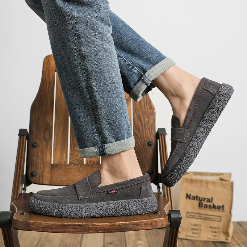 Men's casual suede breathable non-slip shoes
