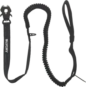 No Pull Tactical Dog Leashes for Medium/Large Dogs - Heavy Duty with Aluminum Frog Clip, Reflective Bungee Leash with Soft Padded Handle, Black 4-6FT Long & Strong with Car Seat Belt