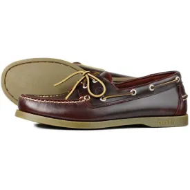 Orca Bay Creek Mens Burgundy Smooth Leather Deck Shoes