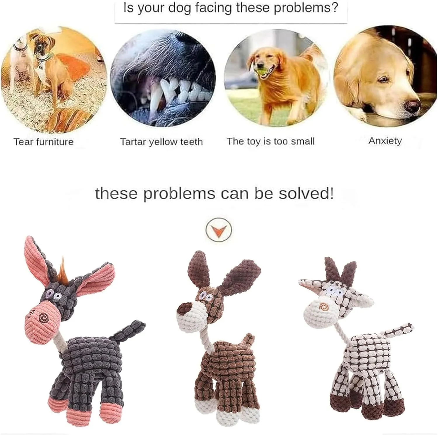 Outfany Bitebuddy, Outfany Bitebuddy Dog Toy, Bite Buddy Chew Toy for Dogs, Indestructible & Tough & Durable, for Aggressive Chewers, Interactive Dog Squeaky Toys (Brown)