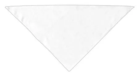 Plain Bandana White Small