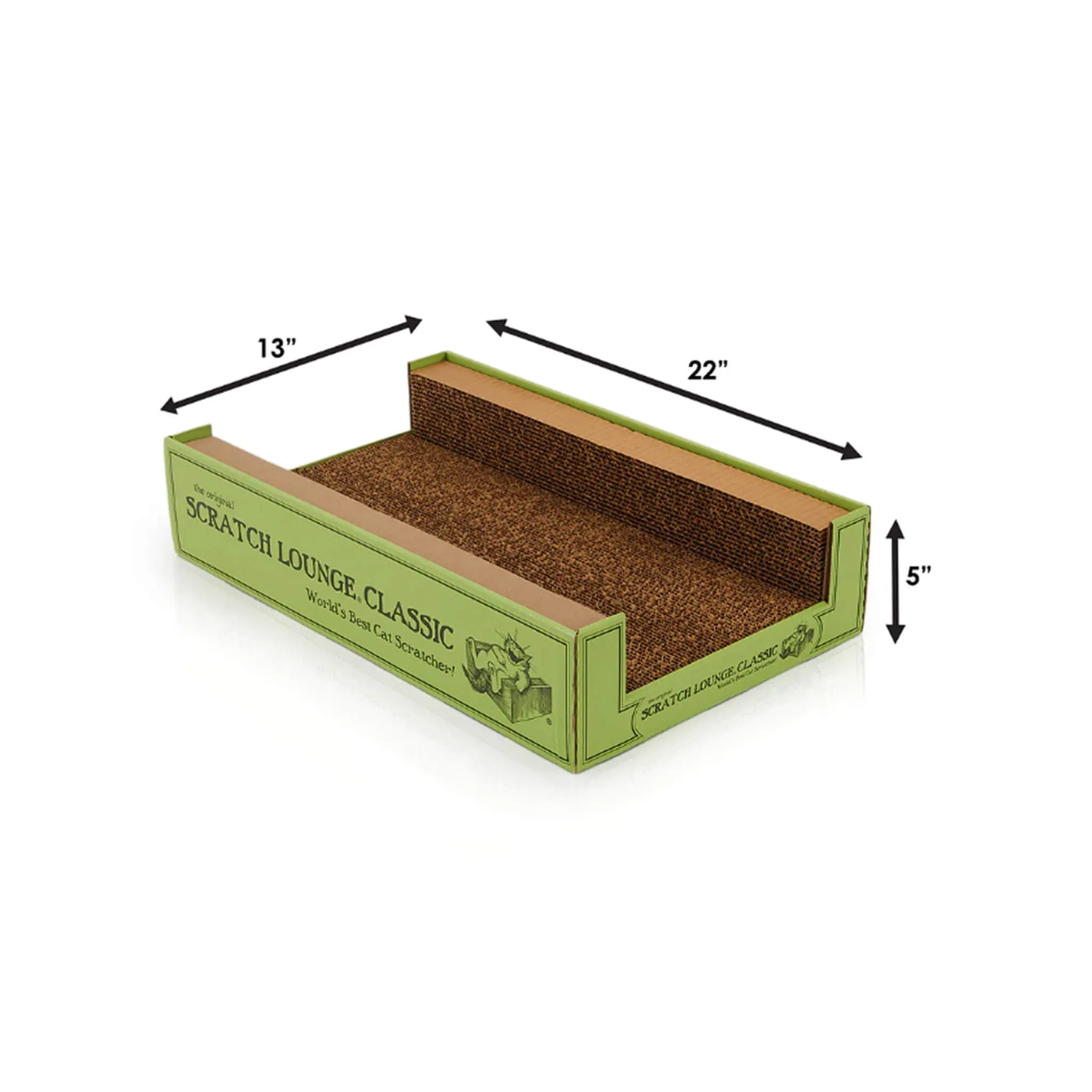 Scratch Lounge Classic Double-Sided Cat Scratcher