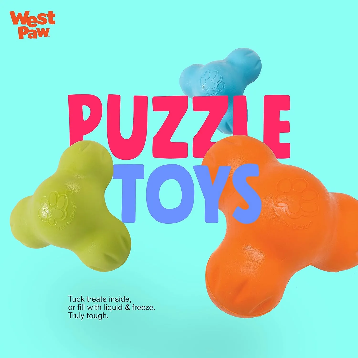 West Paw Zogoflex Small Tux Tough Treat Dispensing Dog Chew Toy