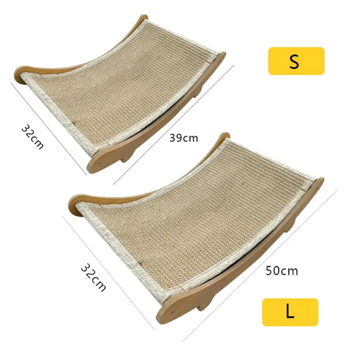 Wooden Scratching & Detachable Wear-resistant Pads Multifunction Cats Sleeping Bed