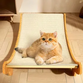 Wooden Scratching & Detachable Wear-resistant Pads Multifunction Cats Sleeping Bed